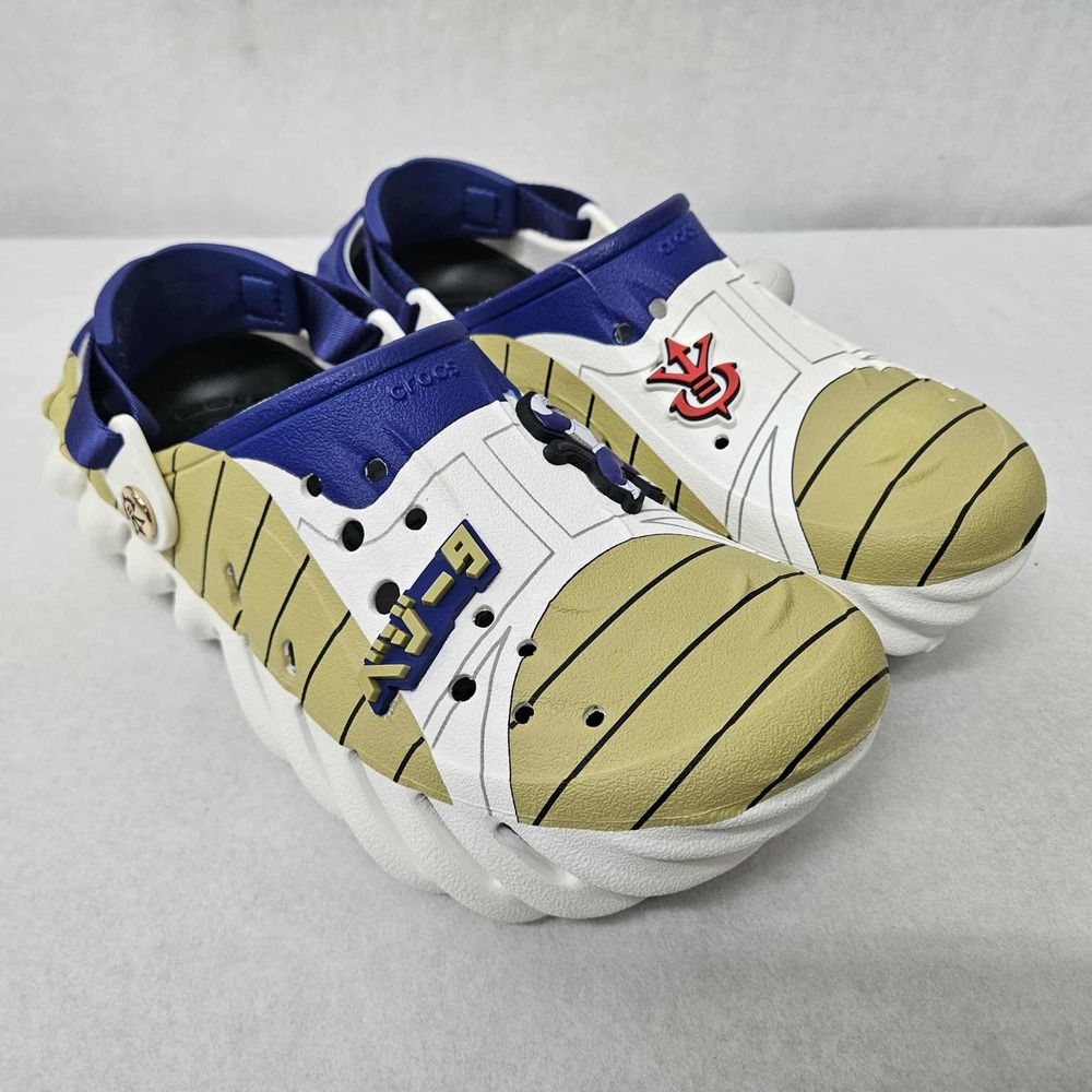 Crocs Vegeta Echo Clog Dragon Ball Z Anime Graphic‎ Shoes Big Kids J6